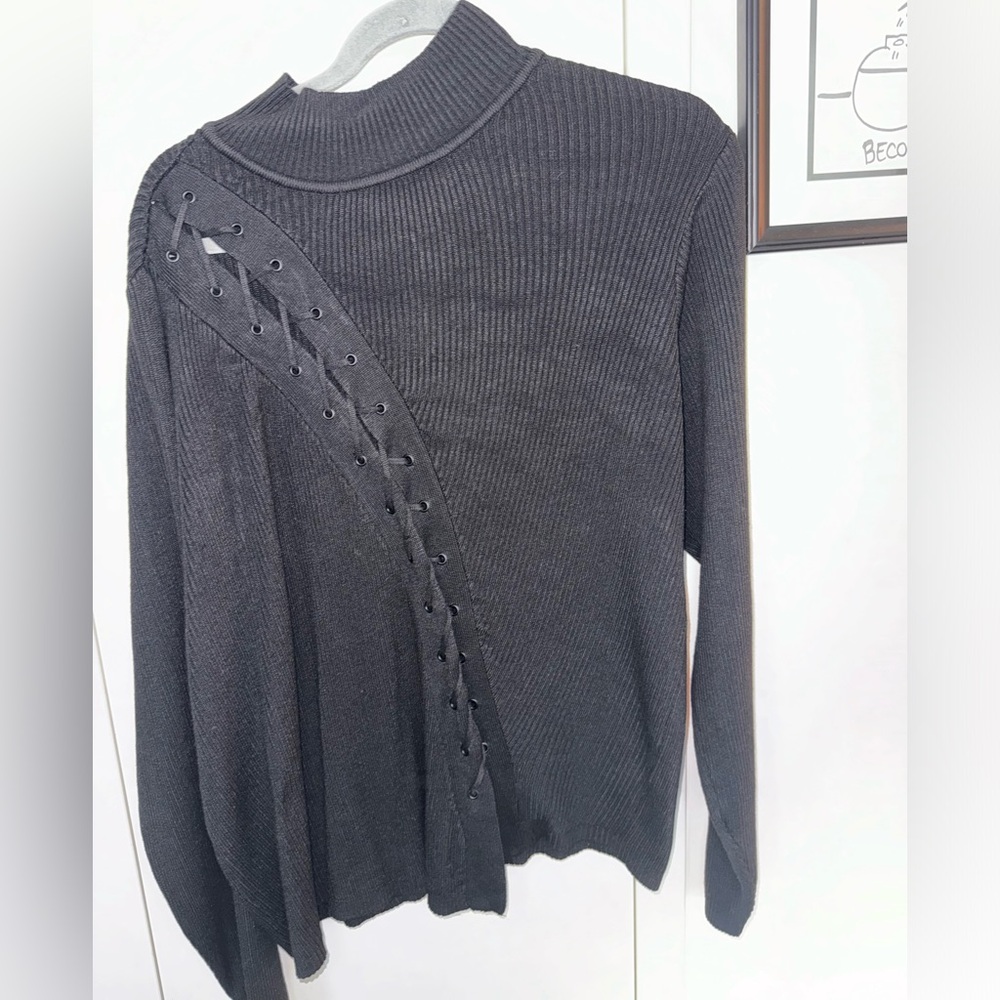 Stitched Turtle Neck Sweater